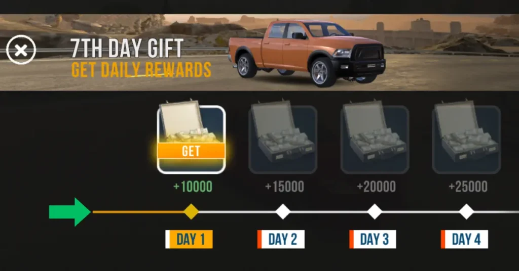 Car Parking Daily Rewards