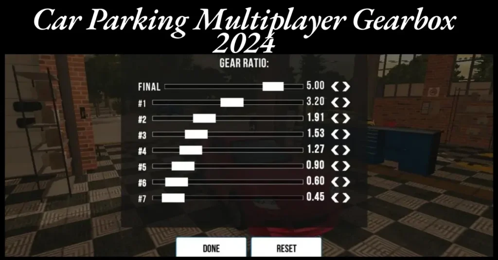 Car Parking Multiplayer Gearbox Settings